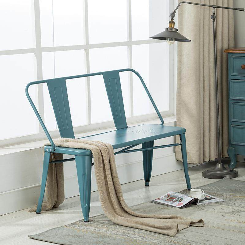 简约铁艺长椅阳台用椅属式美业风金榆木双人椅沙发椅工多C818C人,商业/办公家具,等候椅系列,淘宝优惠券,粉丝福利购,淘宝优惠卷