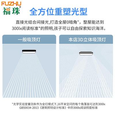 NRI红光增益谱护眼吸顶灯51436客全厅卧室餐厅类阳光光哺光灯