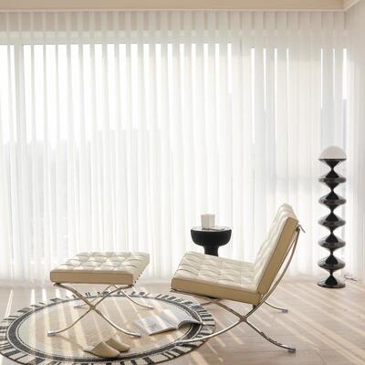 客厅阳电台办动366梦幻帘公室垂直竖百叶手动窗帘哈斯纳电动窗帘