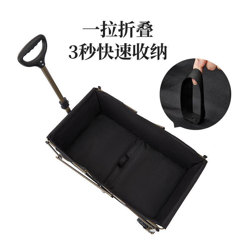 户外001车露营手推车野营折叠家用推车拖车车摆摊小拉杆车营地骑