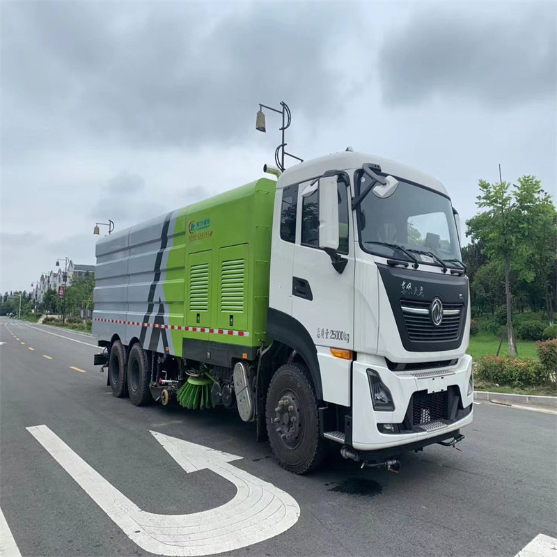东风22吨洗扫车 东风8方公路吸尘车煤厂钢厂冶炼厂可用吸尘扫路车