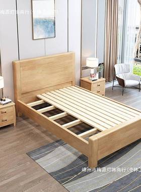 木床.米双人床经济型DNH实代现简约.出租房简易单床.m儿人童床