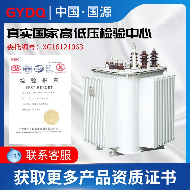 国源S13电V力变压业器10K全铜全铝密0封三相工25kva油GYHH2022浸