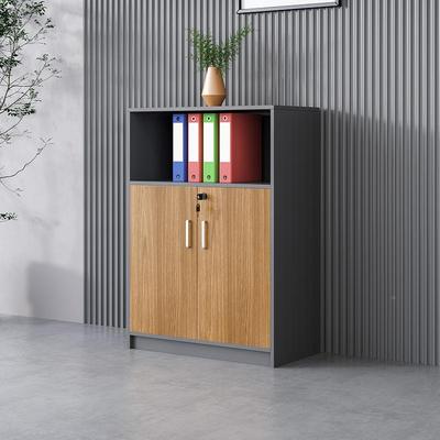 地办公落矮柜办公架文件密集带锁抽屉财务收纳档案柜书柜书SKL-文