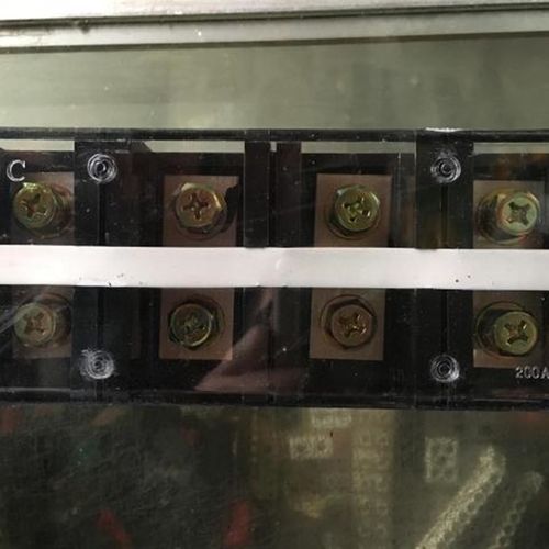 浙江盛菱TC-2004 200A/4P固定式大电流接线端子 排板 端柱A级铜片