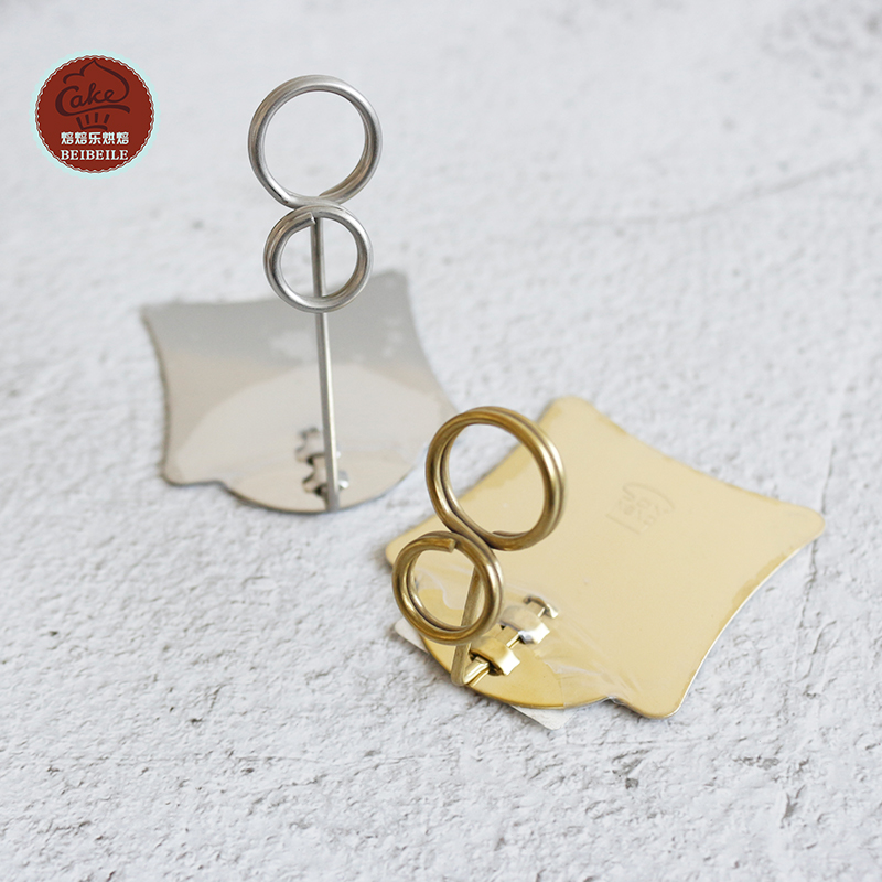 三能铁制标价格夹 金色标银色签架标签夹SN8619 标签架SN8620