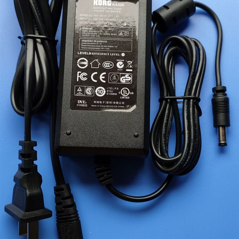 KORG科音M50 PA500 PA588 PA800电子琴键盘合成器电源适配器