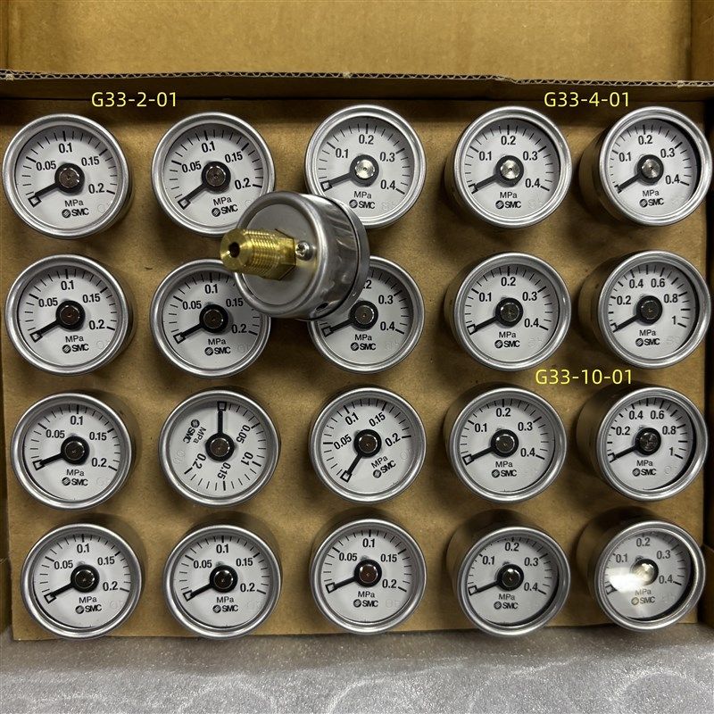 SMC正品压力表G46-4-10-01-02M-C G36-G46-4-10-01-02 G33/G43