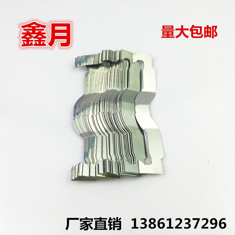 铁皮弹簧管卡不锈钢弹簧卡PVC管镀锌管卡kbg弹簧卡32 25 20蝴蝶卡