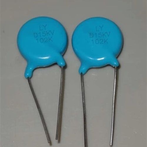 全新正品超高压瓷片电容HL 102K/15KV 1000PF 大片径 14mm 现货