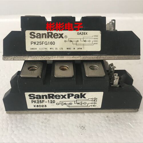 PK25FG160 PK25FQ160 PK25F-120 PK25F80 三社二手拆机可控硅模块