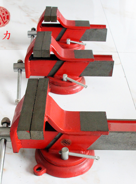 H型全钢活动带砧75M100MM125MM150MM台钳3寸4寸5寸6寸全钢台虎钳