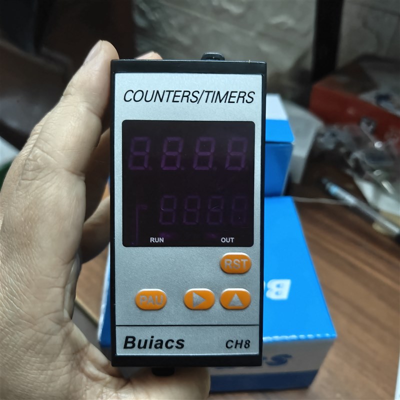 健力BUIACS 数显多功能智能计数/计时/频率/转速表 CH8
