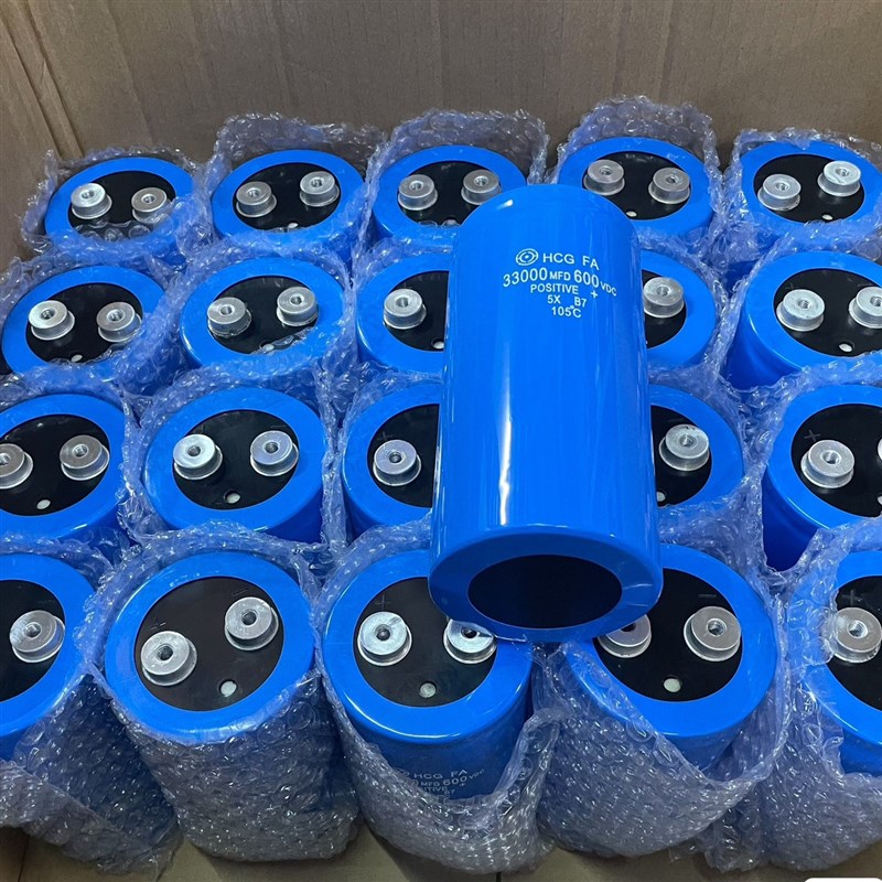 高压蓝色日立大电容500V10000UF 600V33000UF 600V47000UF 22000