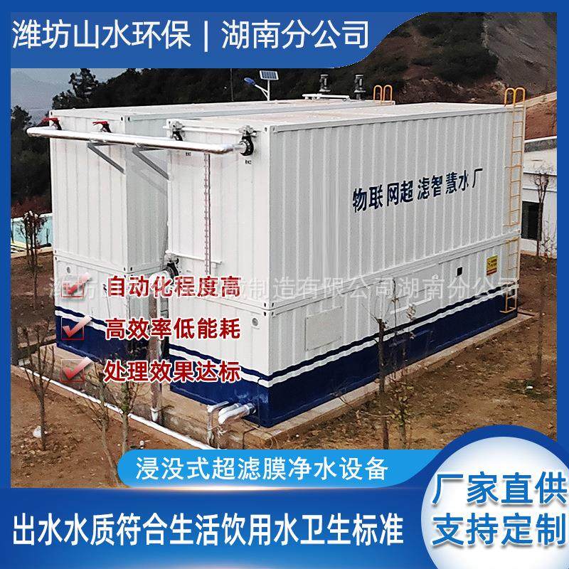 模块化超滤膜净水设备地表河水山泉水净化设备农村饮用水净化设备
