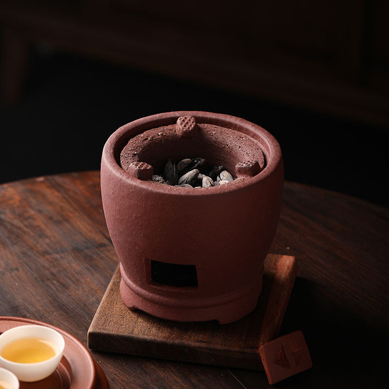 潮州红泥小火炉 砂铫壶 电炉丝煮茶炉 炭炉煮茶R 电陶炉 功夫茶炉