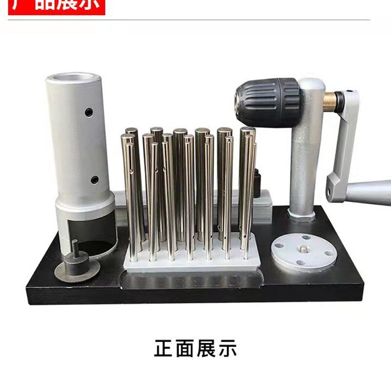 不锈钢拉丝器 小型圆管紧t线器 手摇手动卷线绕丝器 首饰项圈工具