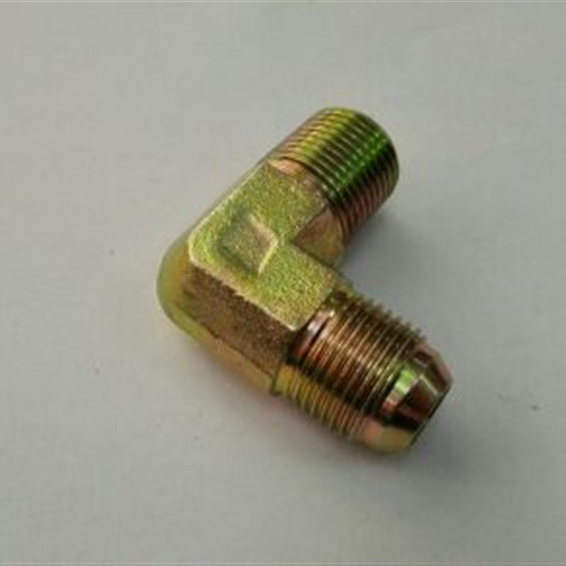 铁制高压镀彩直角弯头 一边球头2分(可扩铜钢管) 一边ZG1/4外牙