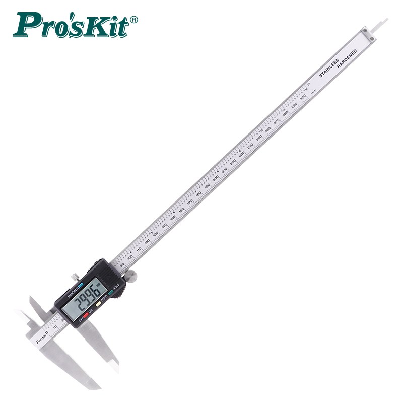台湾宝工Proskit PD-301数字型游标卡尺(公英制)不锈钢300mm数显