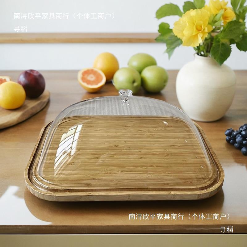 SVC欧式蛋糕罩玻璃罩明亚克料罩烘焙力家用防尘罩甜塑品面包透试