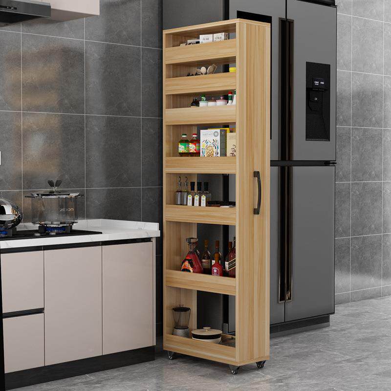 推带形轮缝柜窄柜隐储物无品牌/冰箱缝隙抽屉厨房夹缝大夹容量拉