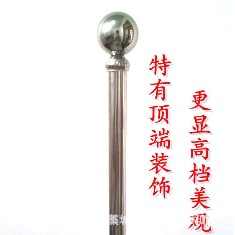 公室内会议地旗杆旗座1682米落室内不锈钢办旗杆号红旗4帜