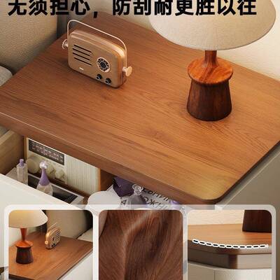 收木头床柜2025小型家实用卧室柜子中F9978JHJ古风轻奢感纳置物柜