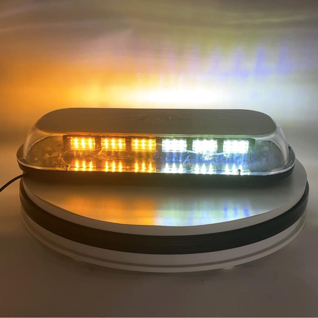 2灯LED1车顶双排变色警OFI示汽车灯条灯应急安全磁吸顶爆闪1灯2-2