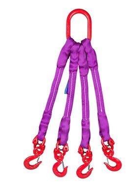 柔性吊装起重具组吊绳2腿4腿DFZ5t吊带装带索合吊索具