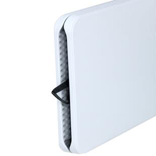 1.8米吹塑叠桌椅用WZC便携式议长条桌简易家餐会桌折户外可折叠