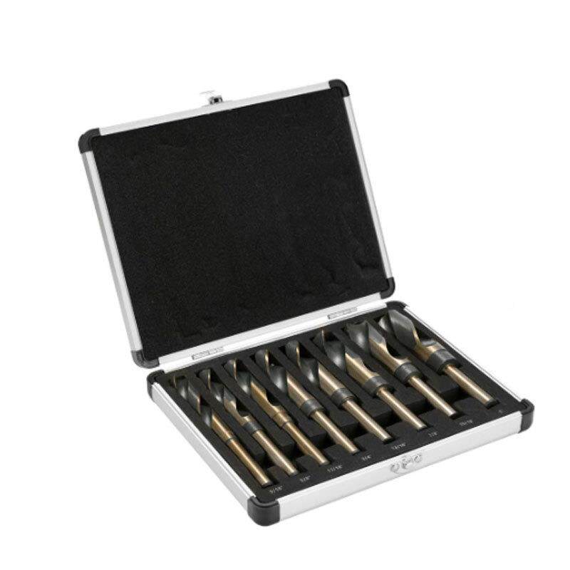 8件套高速钢柄等无品牌/花铝盒装钻头麻英制8件套麻花钻钻小柄钻