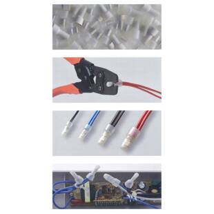 金接笔尼龙铜557管认证压帽快速线冒头闭端子CE-2X线0奶嘴咀4mm10