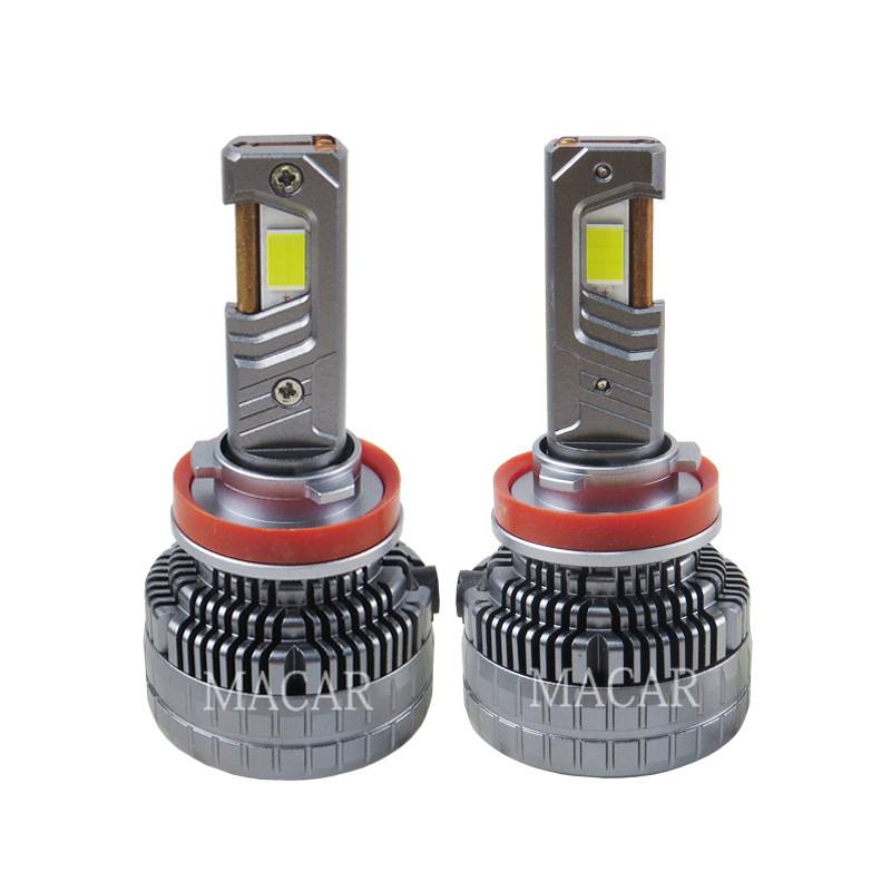 新品大功率高亮12VLED灯H4汽车大灯H7H1190059006LED改装灯前照灯