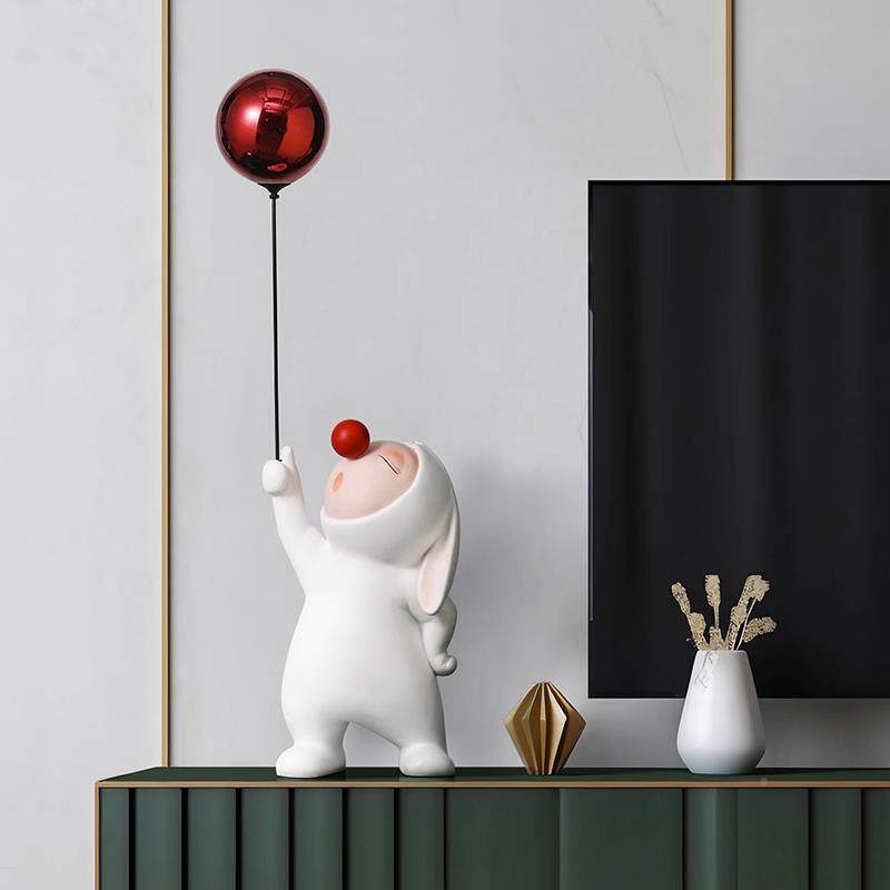 高档摆件兔落JHE装轻奢电视柜两地创意摆件玄饰边关家居饰品气球,电子元器件市场,其它元器件,淘宝优惠券,粉丝福利购,淘宝优惠卷