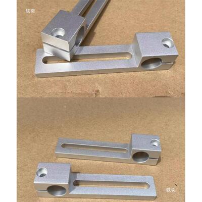 铝合金滑移支架机械手治具固钢管移万/向连接固定块滑40/48070定1