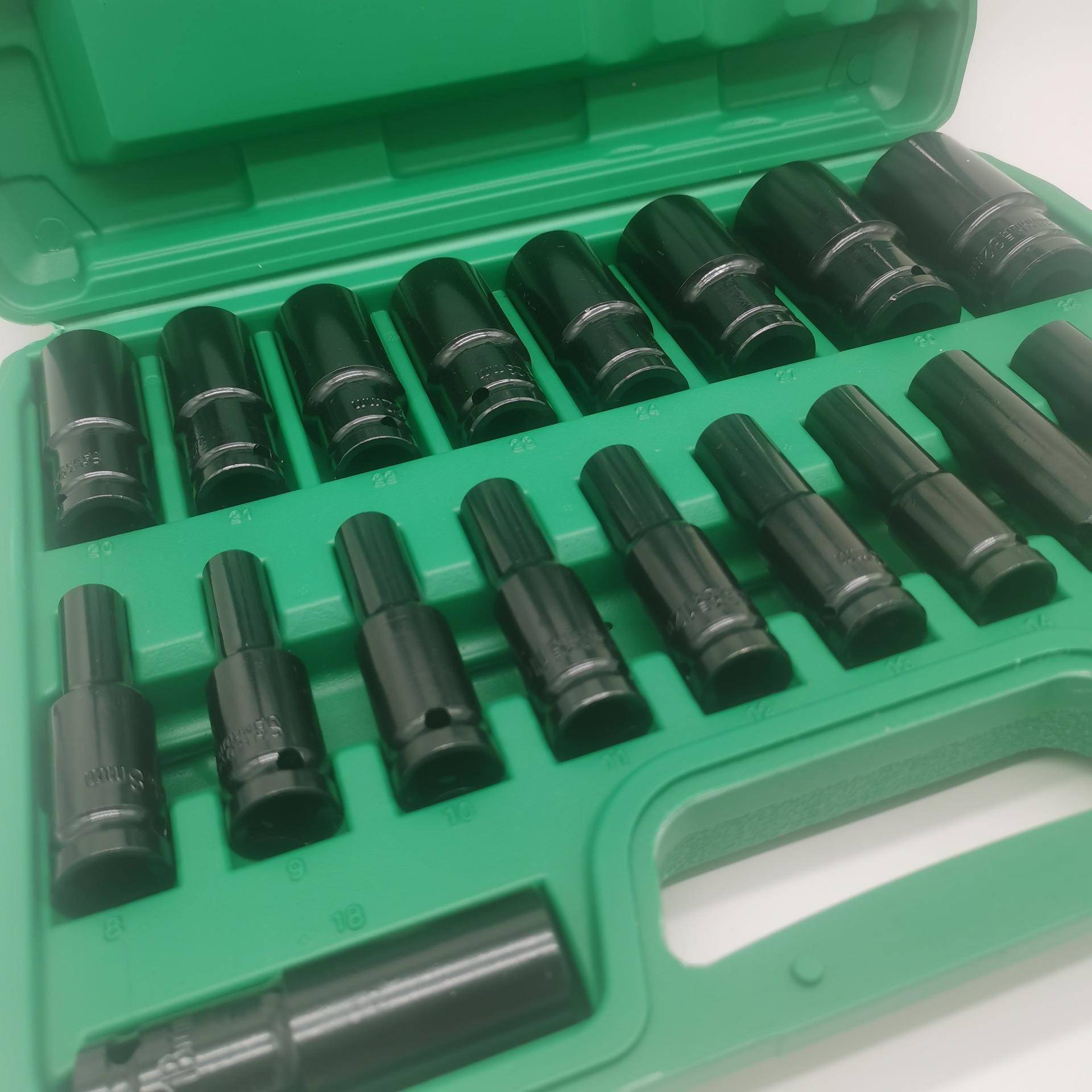 加长筒02套件套23件套1/2电套泳黑套筒锂电扳手套筒电动LXC扳手筒