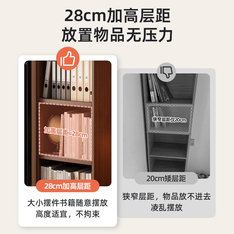 书架落地置物架XDF实木窄柜简储靠墙转角物柜子墙缝边收纳易客厅
