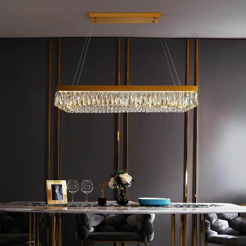 奢潮约现代大吊气灯轻奢水晶灯客635厅灯卧室餐厅吊异形灯具灯简