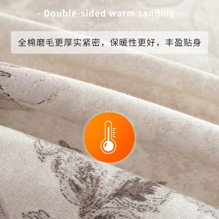 纯棉床笠加磨思高10003564床罩150x200x22毛0床垫套35厚垫席梦保