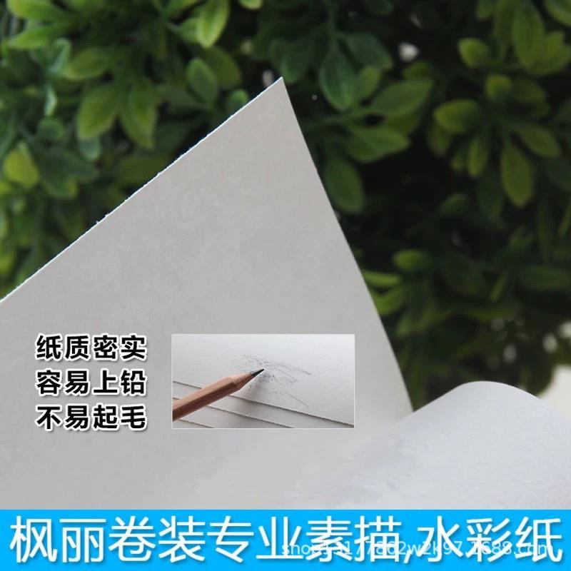 枫丽素描纸专业素描纸160341卷g180*g装109210m可作全开