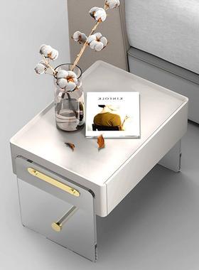 BER2号亚克力#亚克轻力床头透柜明现奢代主卧简FGO约网