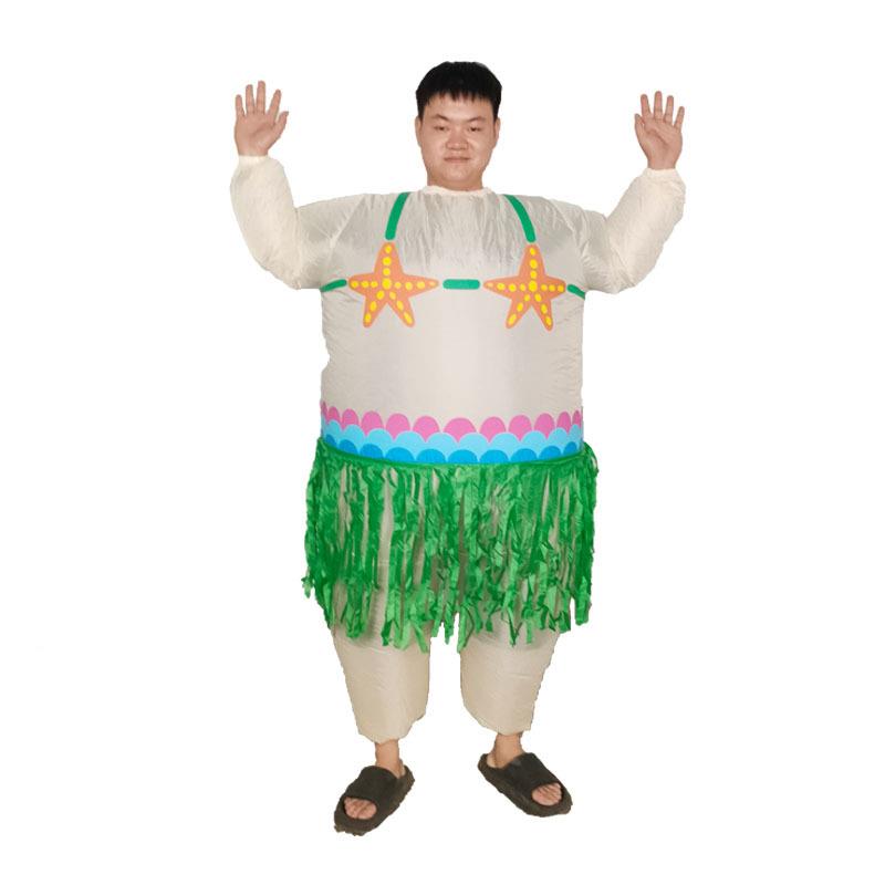 爆欢狂节搞笑扮200603演充人气服装万款圣节装扮胖子向日葵芭蕾偶