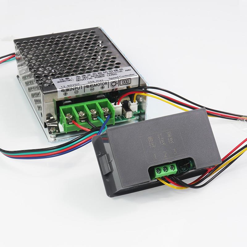 数PM器直流电机调速W12V-80V30A大功XXM率控制显器缓启缓停调光开