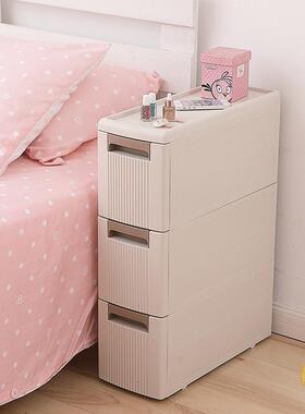 ?夹缝收纳置物多架落地纳架卫生间层厕所收超窄边MFF柜家用厨房收