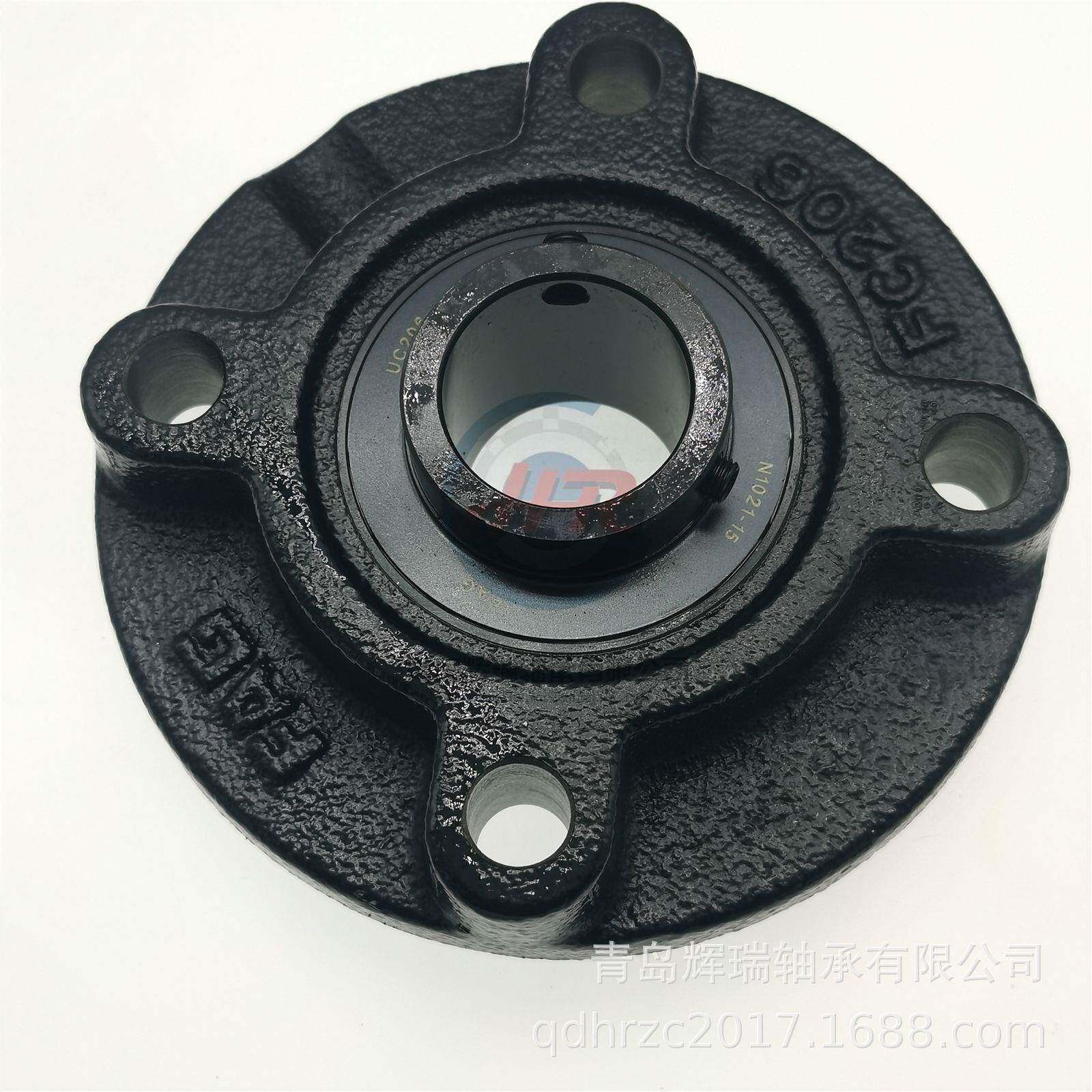 F--G无品牌/圆形带座轴A承单元UCFC206-J72座轴承FC06轴承型号UC2