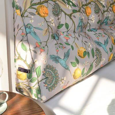 床头超靠垫大靠背榻榻米床软m护腰垫可拆洗1NBL.5包送枕套大三角