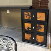 SEQ梳香云纱梳妆台复古台妆桌化转角柜卧室床尾斗柜一体妆化妆台