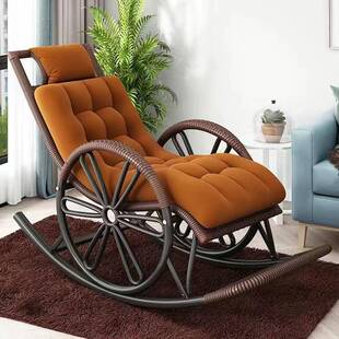 家用摇椅闲摇椅摇椅创意躺大人逍遥阳台椅藤休QEB椅网红椅直销