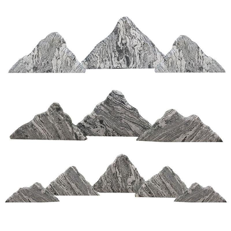 天然雪浪石切片组合布山景泰石件室内外景观raOhqtFf石摆造庭院园