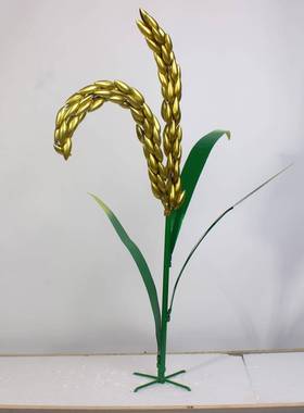 庭院花园装饰布仿真植玉米摆件物玉米稻谷园林艺景观户艺外铁工品